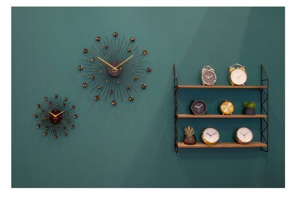 Orologio nero, ø 50 cm Sunburst - Karlsson
