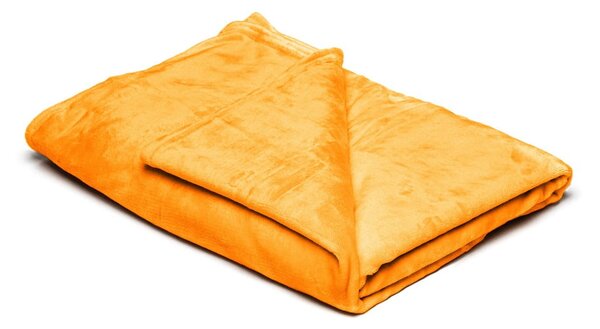 Coperta in micropush giallo, 150 x 200 cm - My House