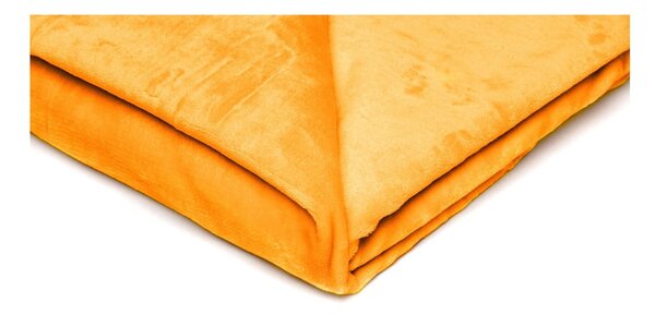 Coperta in micropush giallo, 150 x 200 cm - My House