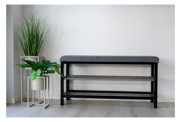 Scarpiera con seduta grigia Padova – House Nordic