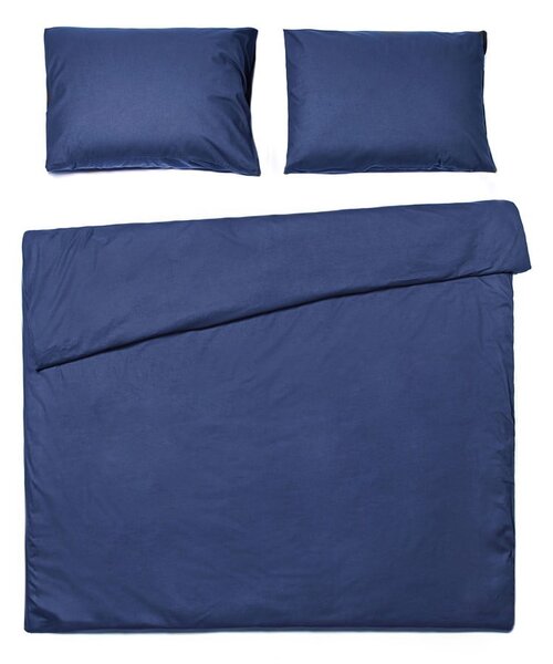 Biancheria da letto matrimoniale in cotone blu navy , 200 x 220 cm - Bonami Selection