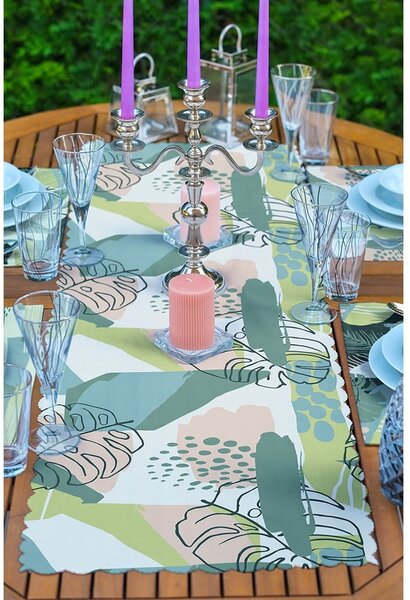 Set di 4 tovagliette e runner in tessuto - Minimalist Home World