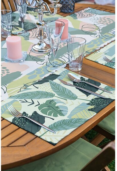 Set di 4 tovagliette e runner in tessuto - Minimalist Home World