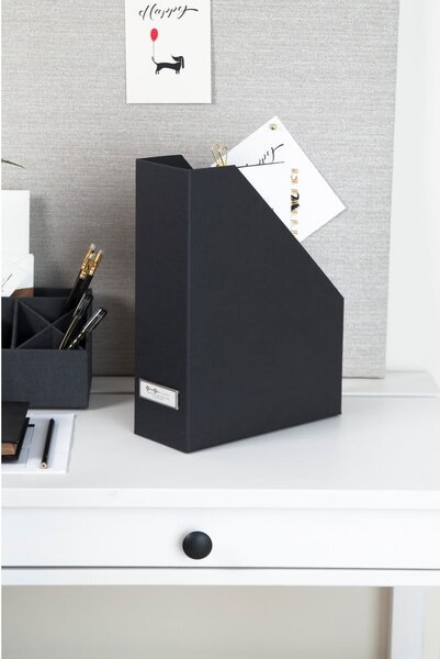 Organizzatore di documenti grigio scuro Viktoria - Bigso Box of Sweden