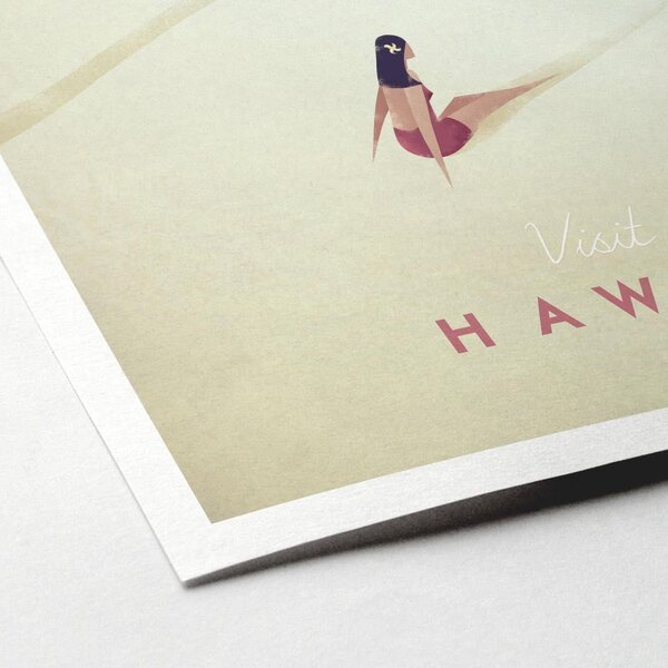 Poster 30x40 cm Hawaii – Travelposter