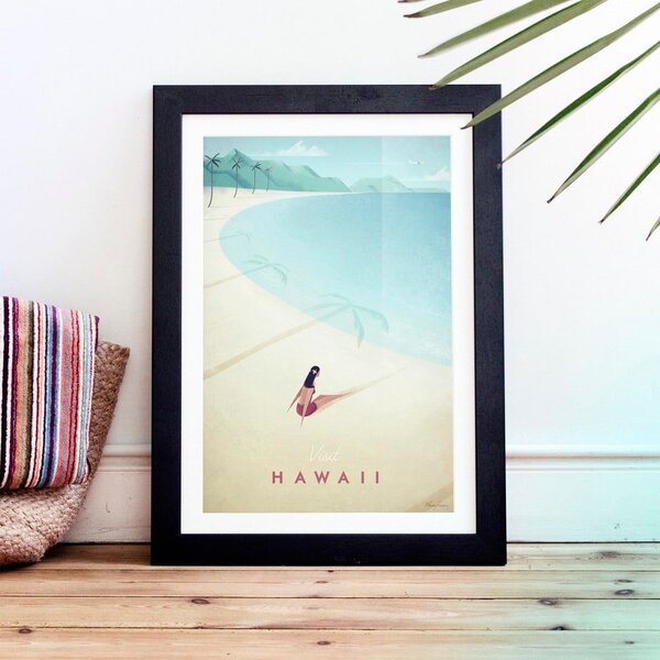 Poster 30x40 cm Hawaii – Travelposter