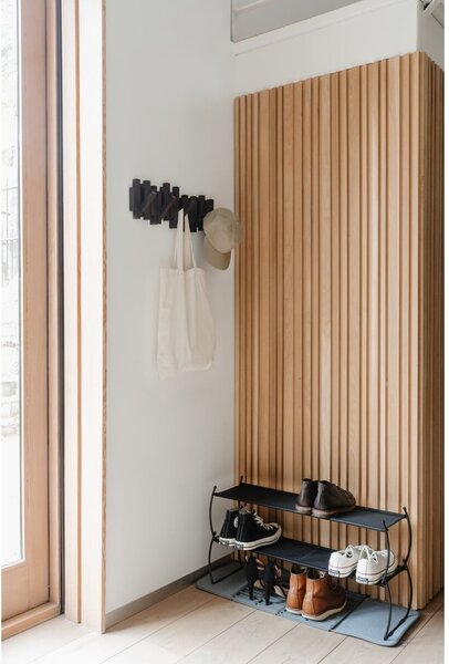Appendiabiti da parete in plastica marrone scuro Sticks - Umbra