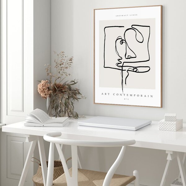 Dipinto 50x70 cm Art Contemporain – Malerifabrikken