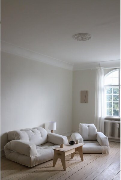 Divano letto blu 140 cm Hippo - Karup Design