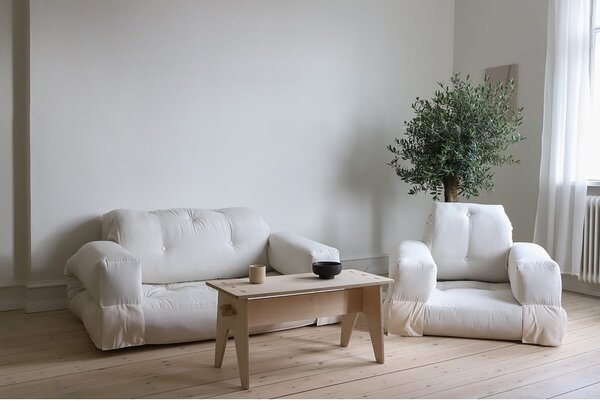 Divano letto blu 140 cm Hippo - Karup Design