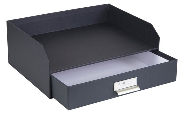 Organizzatore di documenti in cartone con cassetto Walter - Bigso Box of Sweden