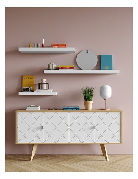 Scaffale bianco Balda - TemaHome