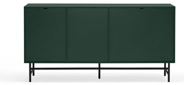 Cassettiera nero-verde , larghezza 150 cm Punto - Teulat