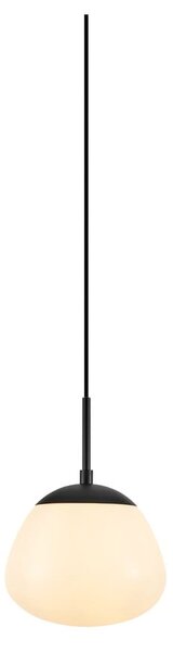Lampada a sospensione bianca e nera con paralume in vetro ø 18 cm Rise - Markslöjd