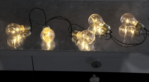 Catena luminosa a LED bianchi, lunghezza 1 m Glow - Star Trading