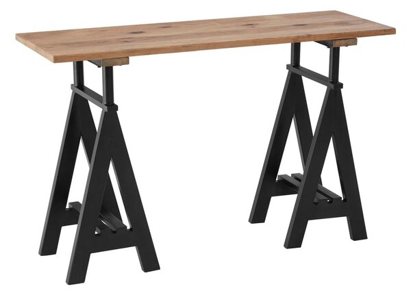Consolle con piano in legno di pino di colore naturale 45x130 cm Hampstead - Premier Housewares