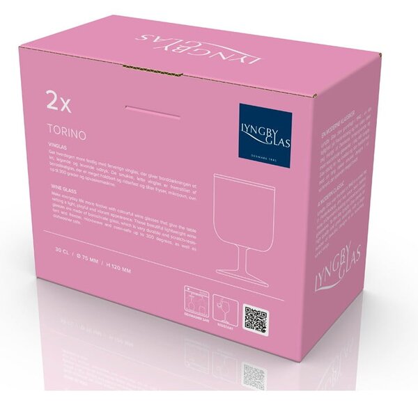 Bicchieri da vino in set da 2 300 ml Torino - Lyngby Glas