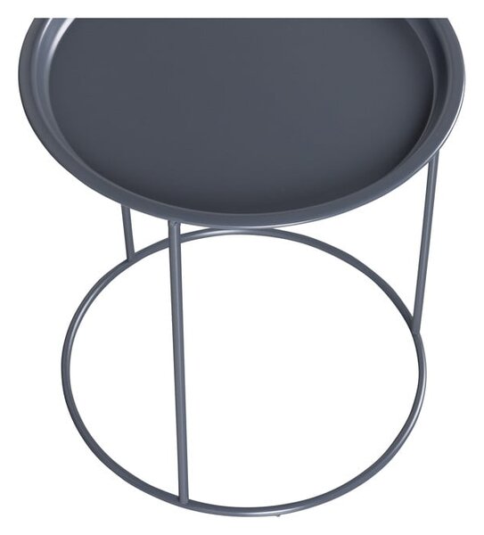 Tavolino grigio chiaro , ø 40 cm Ivar - WOOOD
