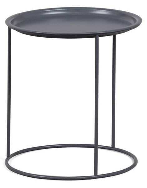Tavolino grigio chiaro , ø 40 cm Ivar - WOOOD