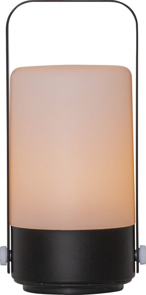 Lanterna LED nera e beige, altezza 19 cm Flame - Star Trading