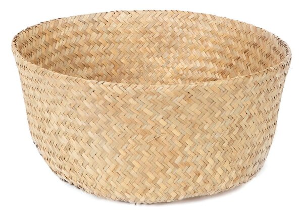 Cesto portaoggetti in seagrass chiaro , ⌀ 35 cm - Compactor