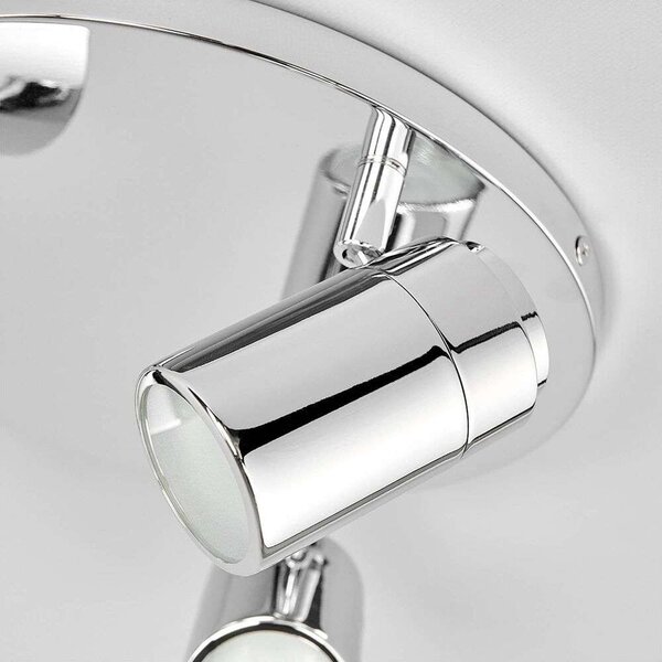 Lindby - Dejan 3 Round Plafoniera Chrome Lindby