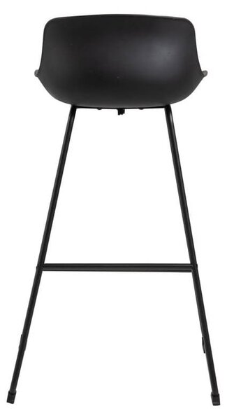 Sgabello da bar nero (altezza della seduta 76 cm) Tina – Actona