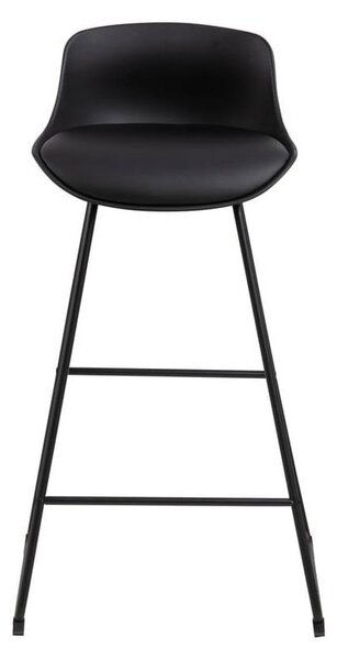 Sgabello da bar nero (altezza della seduta 76 cm) Tina – Actona