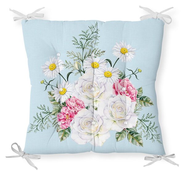 Divano in misto cotone Fiori di primavera, 40 x 40 cm - Minimalist Cushion Covers