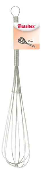 Frusta francese in acciaio inox, lunghezza 30 cm - Metaltex