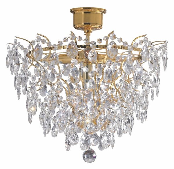 Lampada da soffitto in oro Luxy, ø 48 cm Rosendal - Markslöjd