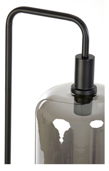 Lampada da terra nera (altezza 155 cm) Lekar - Light & Living
