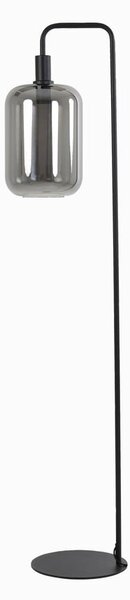 Lampada da terra nera (altezza 155 cm) Lekar - Light & Living