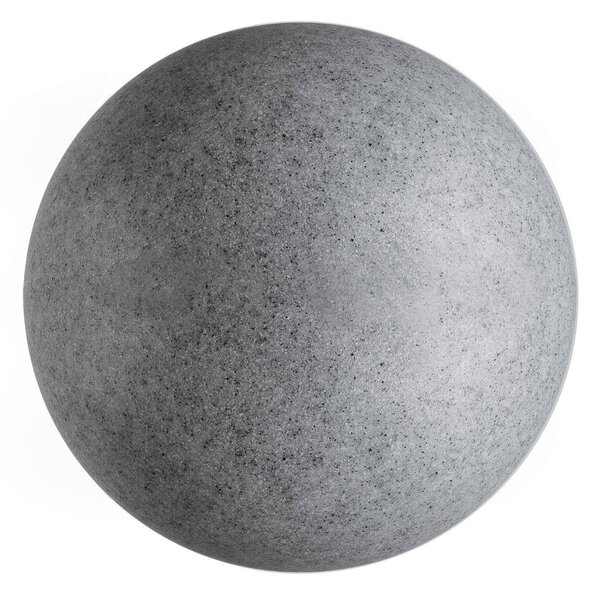 Deko-Light Lampada a globo per esterni con picchetto a terra, granito, Ø 45 cm