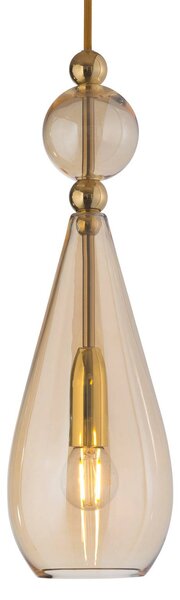 EBB & FLOW EBB & FLOW Smykke M lampada a sospensione oro-fumo