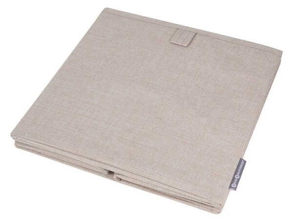 Scatola portaoggetti beige Cube - Bigso Box of Sweden