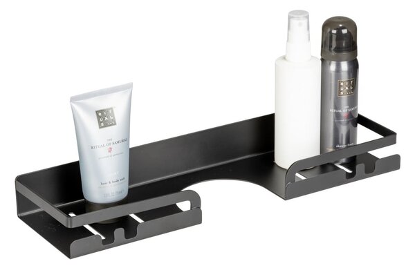 Mensola da bagno autoportante in acciaio inox nero Altarella - Wenko