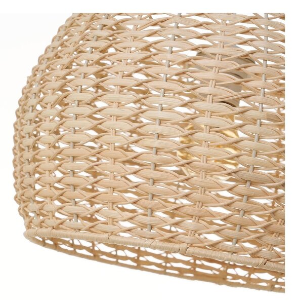 Lampada da soffitto in colore naturale con paralume in rattan ø 35 cm Natural Way - Casa Selección