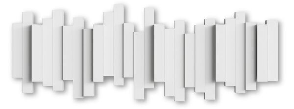 Appendiabiti da parete in plastica bianca Sticks - Umbra