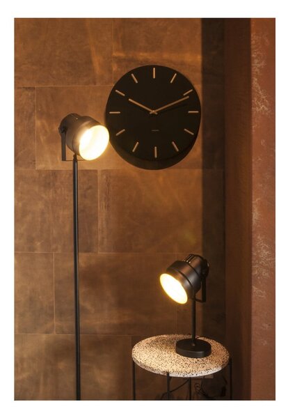 Orologio da parete nero Charm - Karlsson