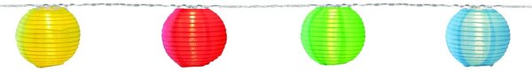 Catena luminosa a LED con lanterne adatta all'esterno , lunghezza 4,5 m Festival - Star Trading
