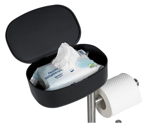 Supporto per WC in acciaio inox con ripiano Rivazza - Wenko