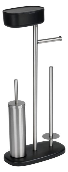 Supporto per WC in acciaio inox con ripiano Rivazza - Wenko