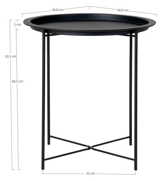 Tavolo rotondo in metallo ø 47 cm Bastia - House Nordic