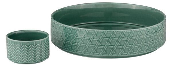 Set di 2 ciotole in porcellana turchese ø 30 cm Heath Jade - Ladelle