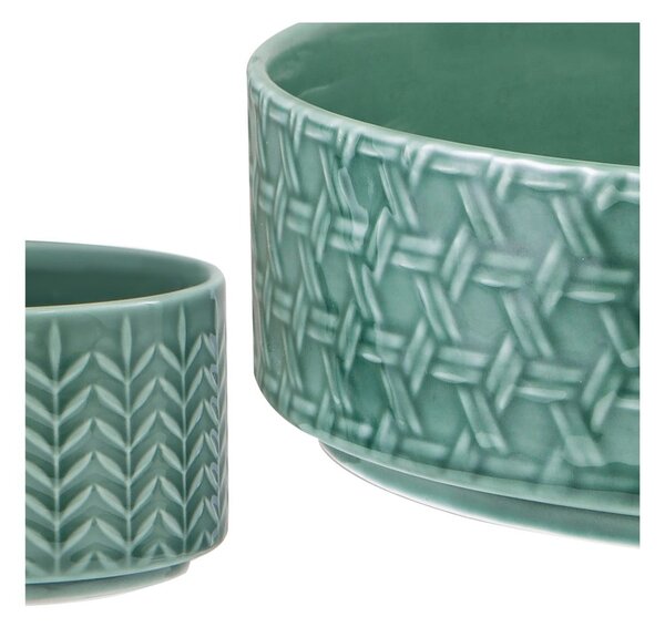 Set di 2 ciotole in porcellana turchese ø 30 cm Heath Jade - Ladelle