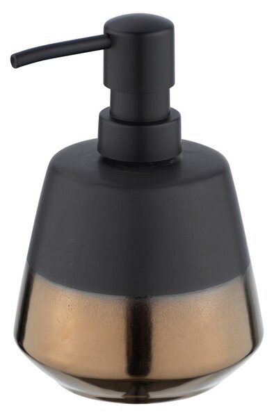 Dosatore di sapone in ceramica nera Brandol - Wenko