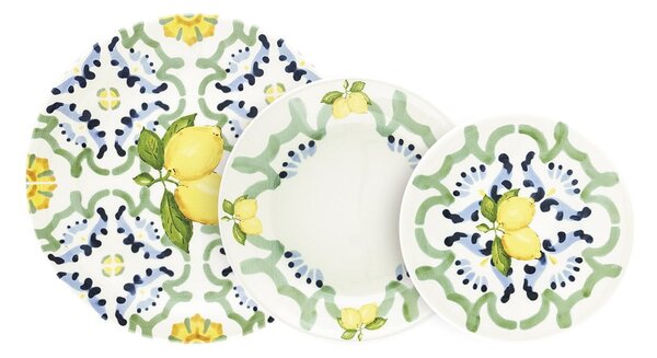 Set di pentole in ceramica da 18 pezzi Amalfi - Villa Altachiara