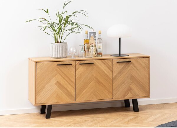 Cassettiera bassa in rovere 150x71 cm Brighton - Actona