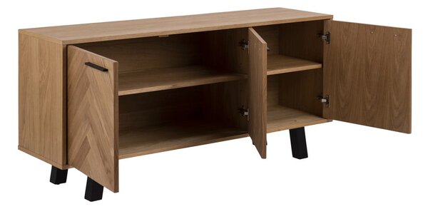 Cassettiera bassa in rovere 150x71 cm Brighton - Actona
